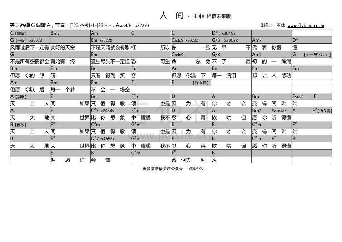 打印:人间 （相信未来版 不休弹唱谱）吉他谱_王菲(Faye Wong)_王菲-人间0000.jpg