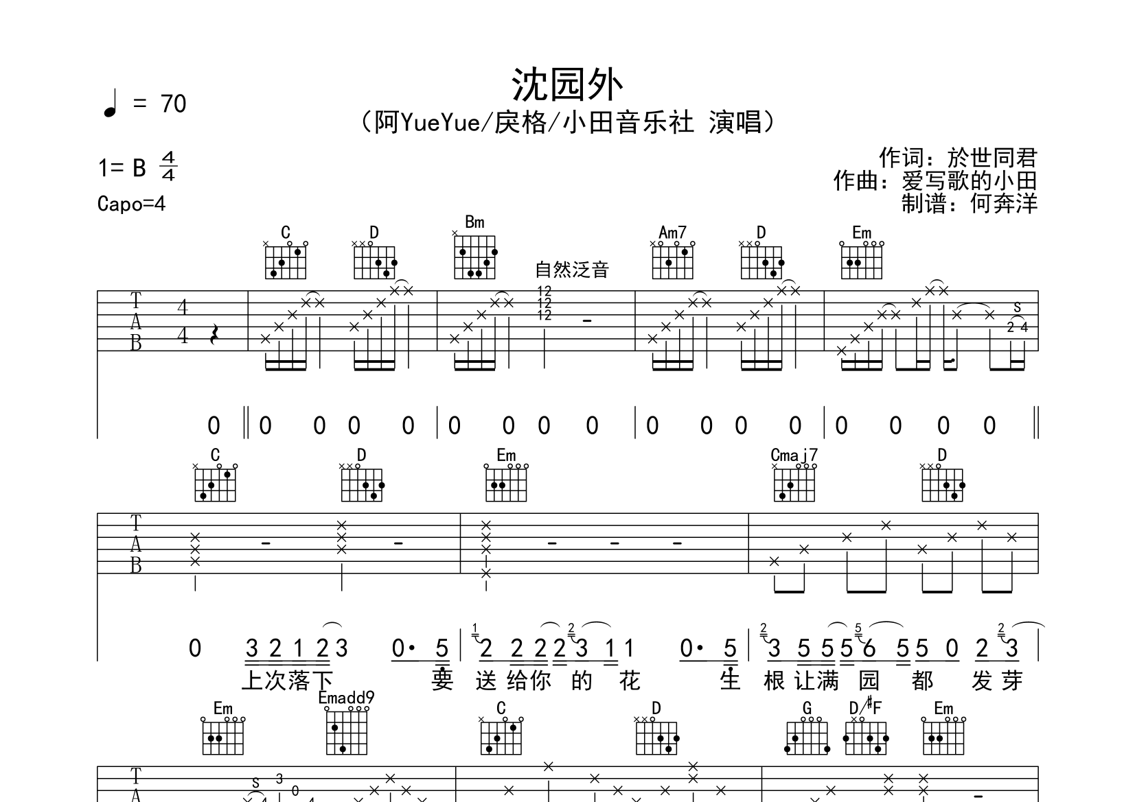 沈园外1人评分(我要评分)准确度:难易度:歌曲:沈