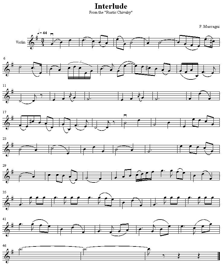 乡村骑士：间奏曲（Cavalleria rusticana:Intermezzo)吉他谱(图片谱,小提琴,古典,五线谱)_原声带(OST;Original Soundtrack;电影)_微信图片_20210208124152.png