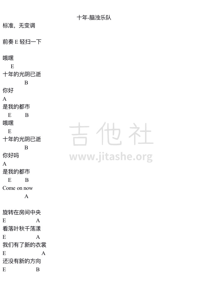 十年吉他谱(图片谱)_脑浊乐队(Brain Failure)_IMG_1945(20210404-211648).PNG