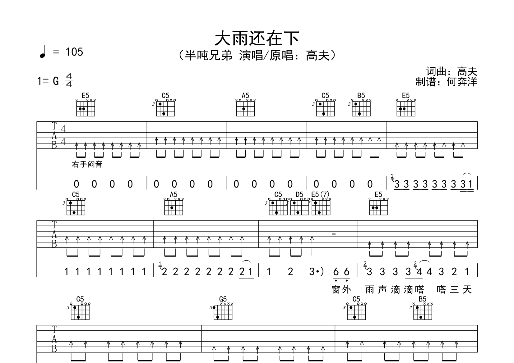 大雨还在下