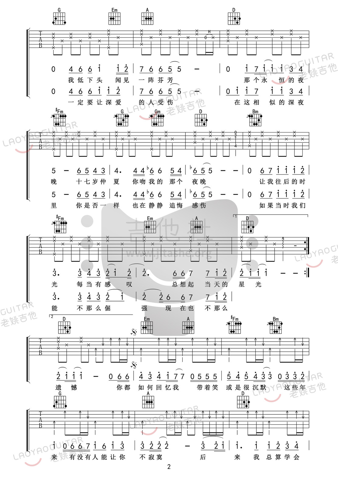 后来吉他谱(图片谱)_刘若英(奶茶)_后 来02.jpg