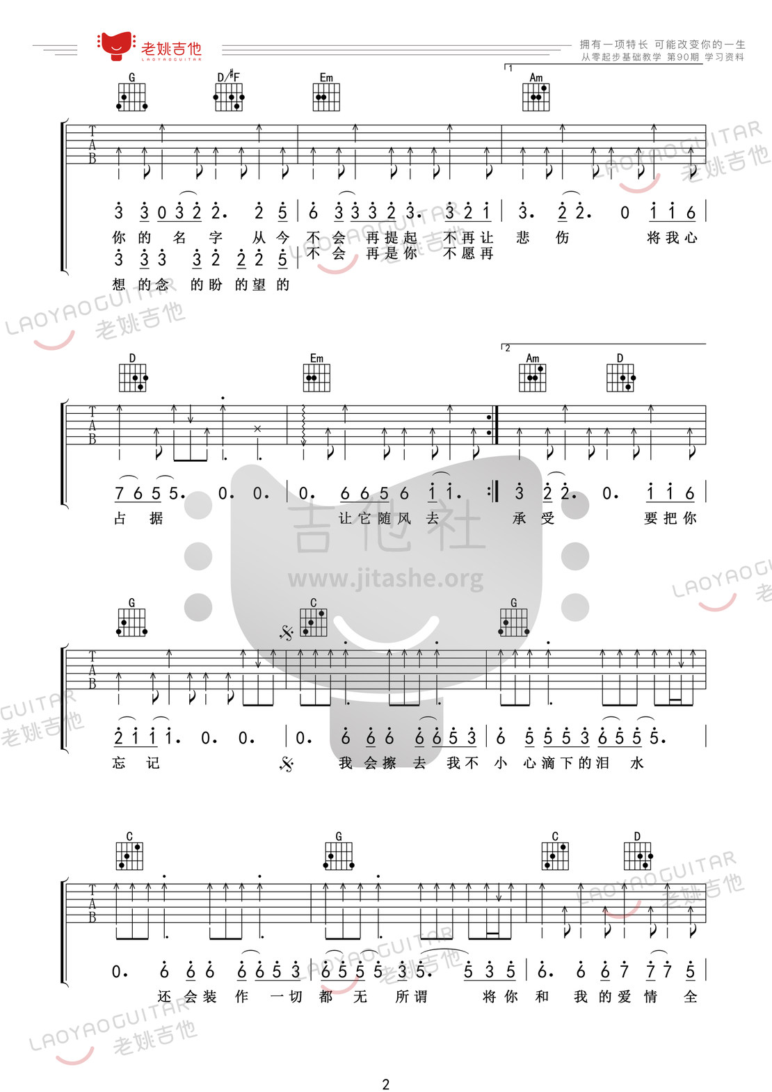 浪人情歌吉他谱(图片谱)_伍佰&China Blue_90资料2.jpg