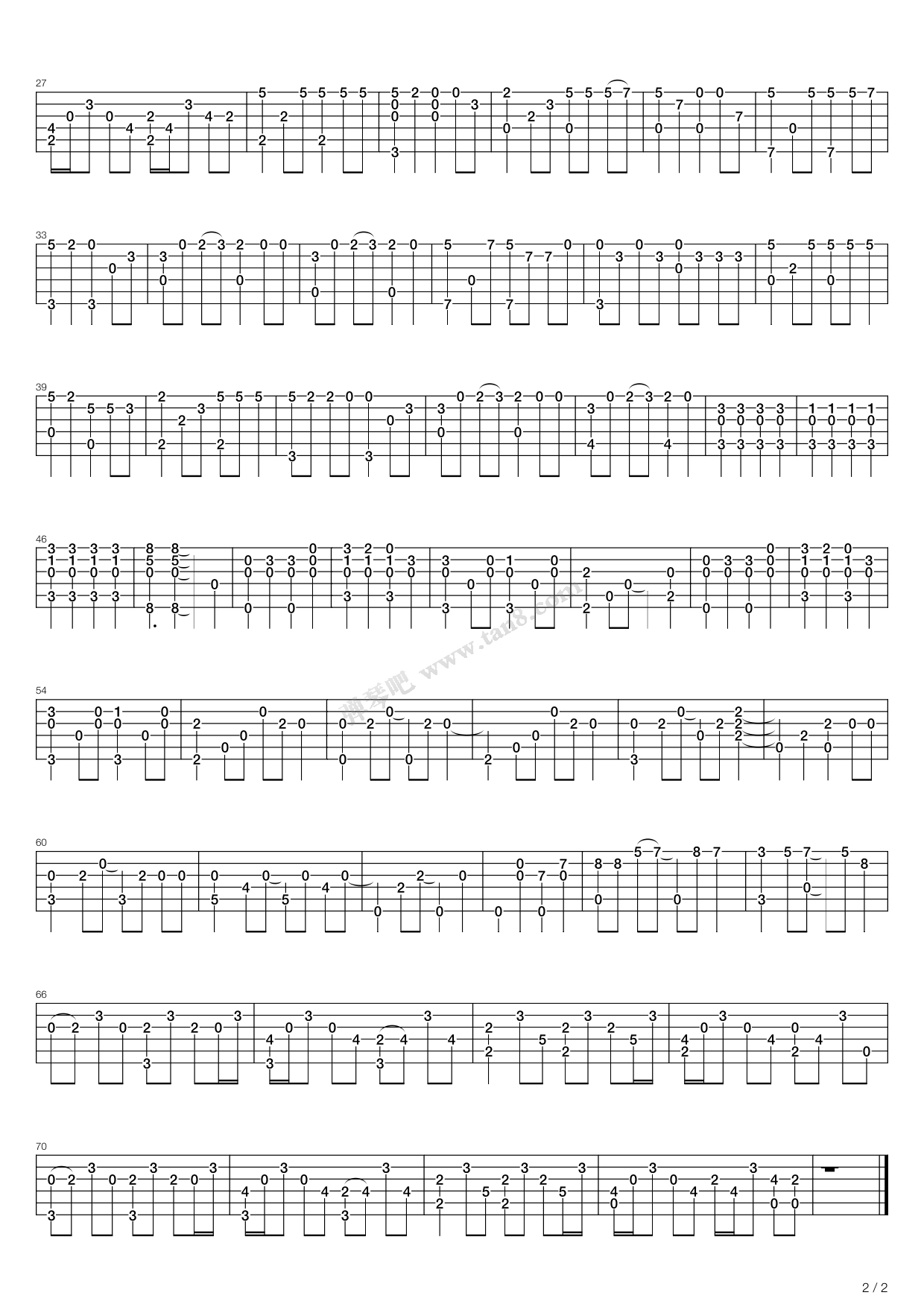 梦灯笼吉他谱(图片谱,吉他)_RADWIMPS(RAD / ラッドウィンプス)_2.png