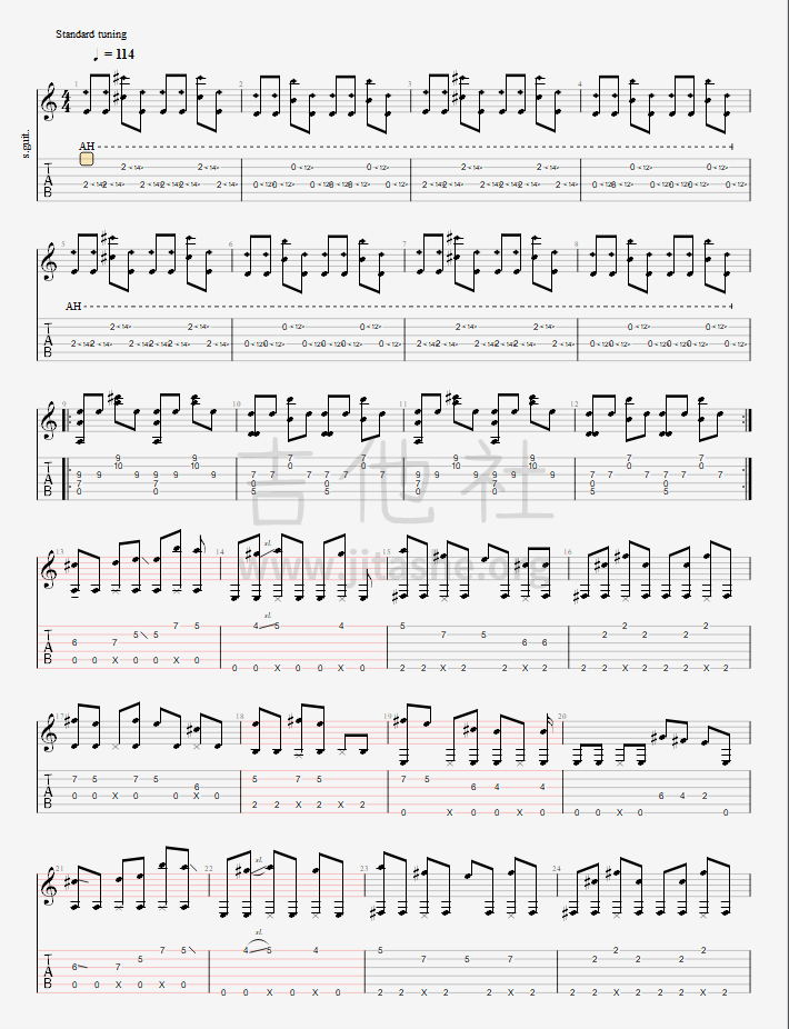 Songbirds 利兹与青鸟吉他谱(图片谱,利兹与青鸟,吹响吧上低音号,吉他谱)_动漫游戏(ACG)_1.png