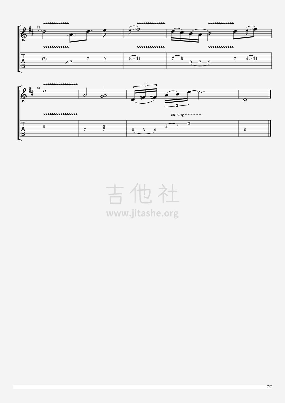 打印:Going Home - Theme from The Local Hero - Wild Theme (Dire Straits)92现场版吉他谱_Kenny G(肯尼·基)_7.png