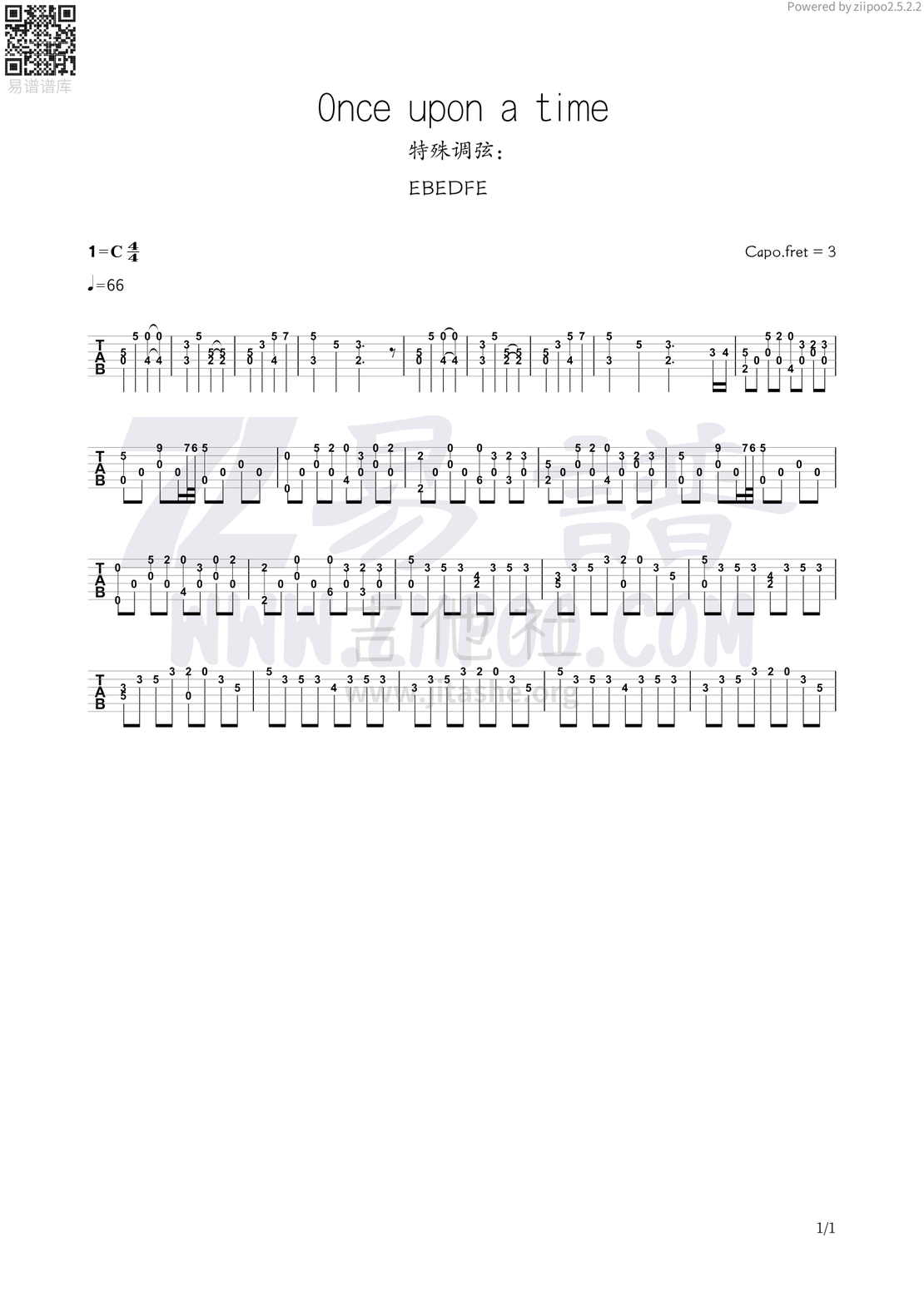 toby fox(乐谱:132粉丝:130)指弹独奏民谣吉他游戏传说之下