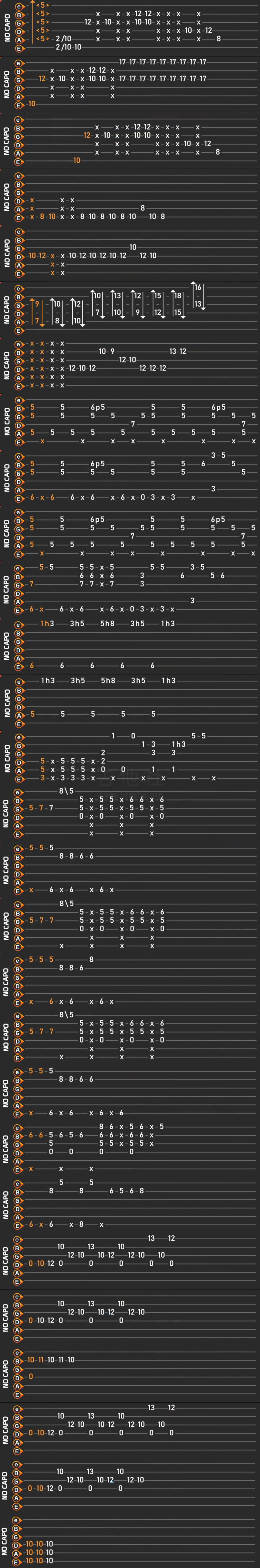 孤独摇滚 - あのバンド(那个乐队)吉他谱(图片谱,指弹)_动漫游戏(ACG)_anobanndo.jpg