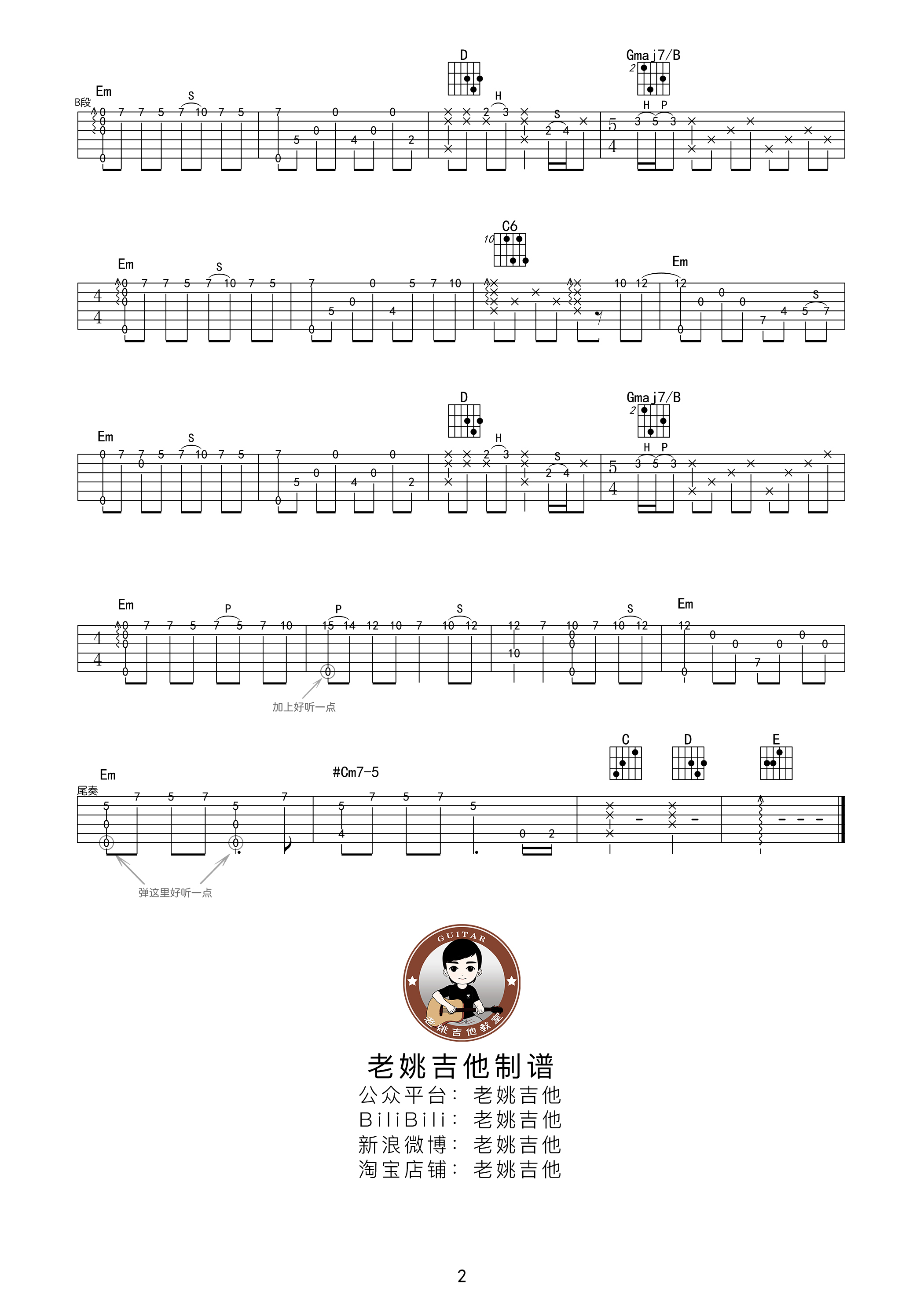 凉凉 （指弹版）吉他谱(图片谱,弹唱)_张碧晨_凉凉 指弹版01 (2).jpg