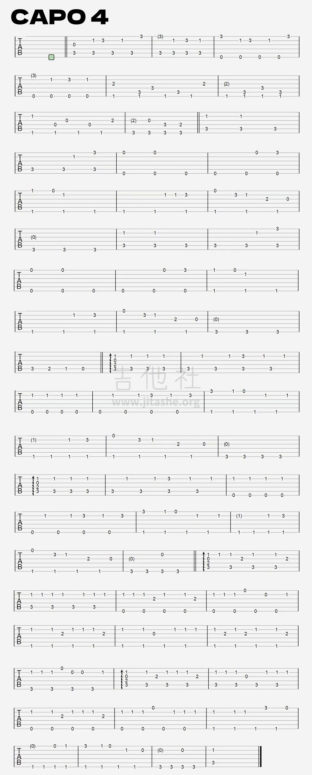 [公主大人拷问时间到了] Sunday Morning吉他谱(图片谱,solo,指弹)_动漫游戏(ACG)_Sunday Morning.jpg