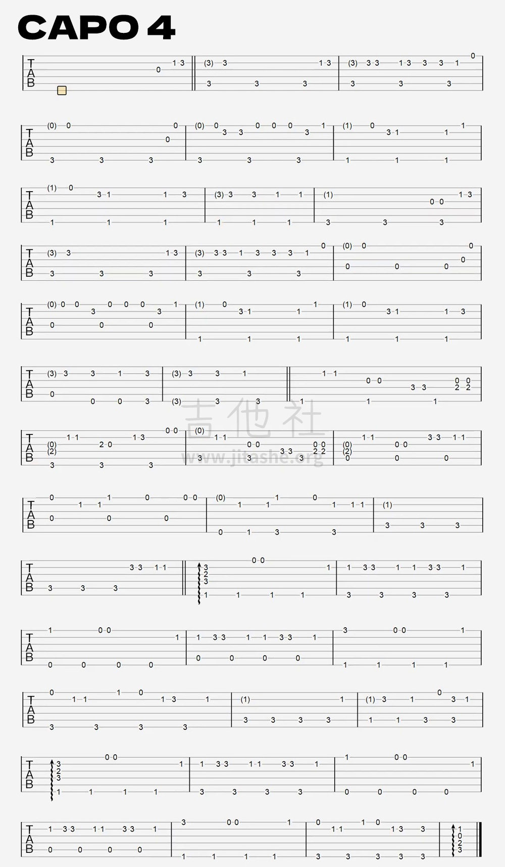 [葬送的芙丽莲]  The Story of Us吉他谱(图片谱,solo,指弹)_动漫游戏(ACG)_The Story of Us.jpg