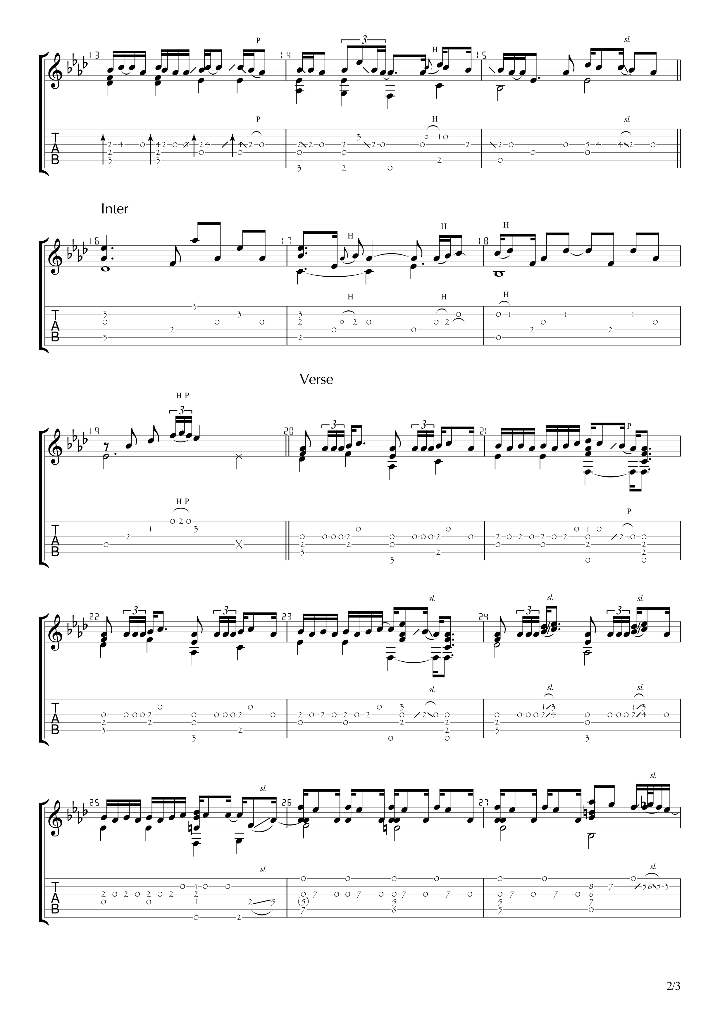 吉他谱编配吉他堂-2