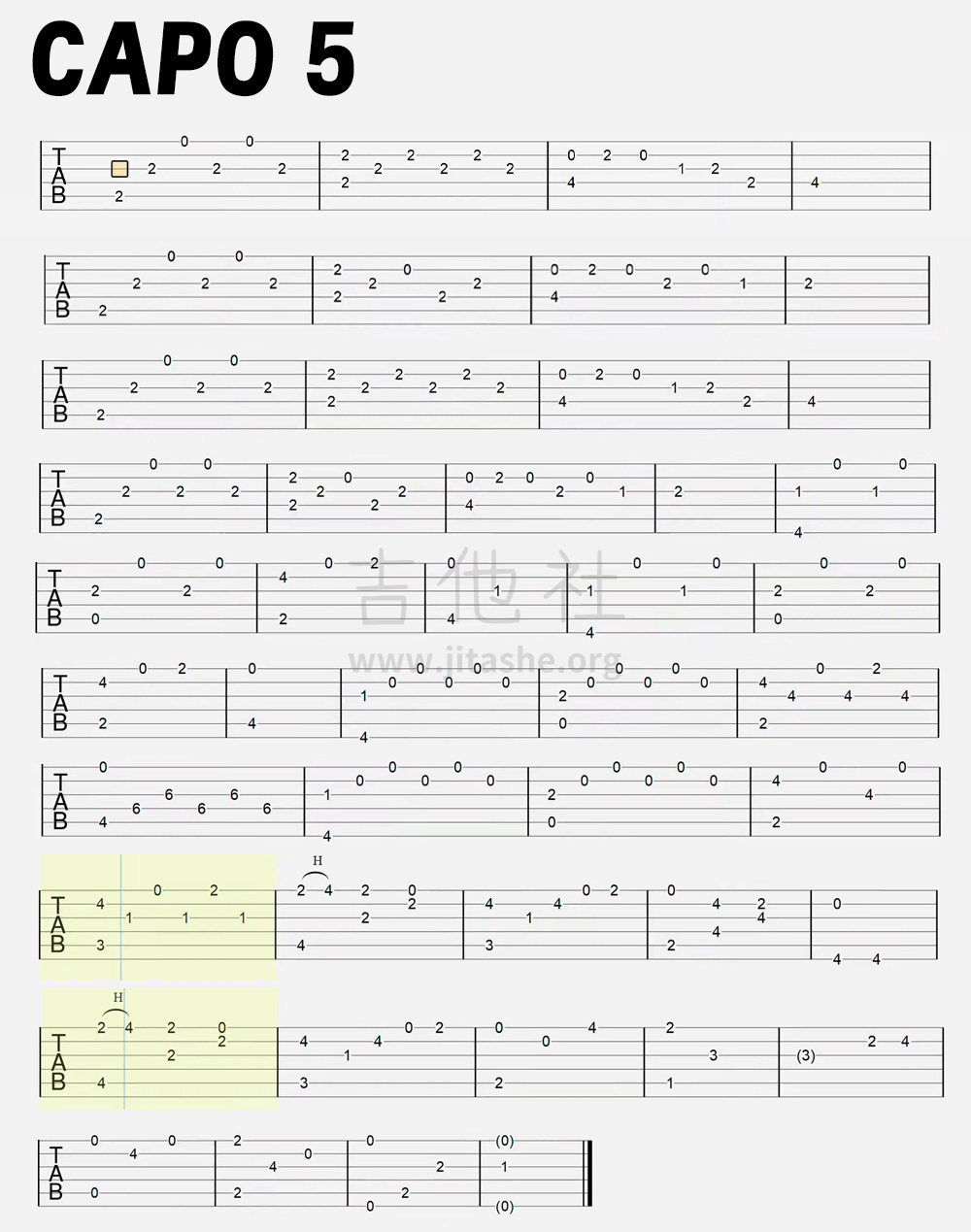 [利兹与青鸟] reflexion,allegretto,you吉他谱(图片谱,独奏,solo)_动漫游戏(ACG)_reflexion,allegretto,you.jpg