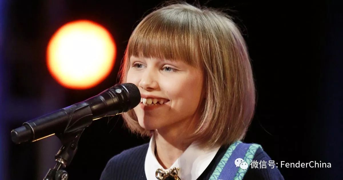 gracevanderwaal12岁红遍美国她是fender最年轻的代言人