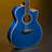 Custom #10485 Maple AA Flame Grand Auditorium