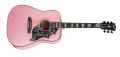 Gibson Acoustic Hummingbird Techno Pink