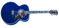 Gibson Acoustic SJ-200 Quilt Vine Viper Blue