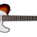 LTD RON WOOD - 3 TONE BURST