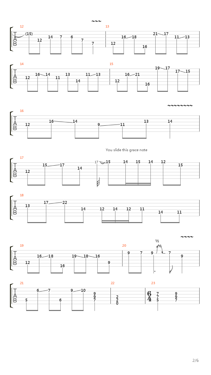 No More Distance(firsthalf)吉他谱