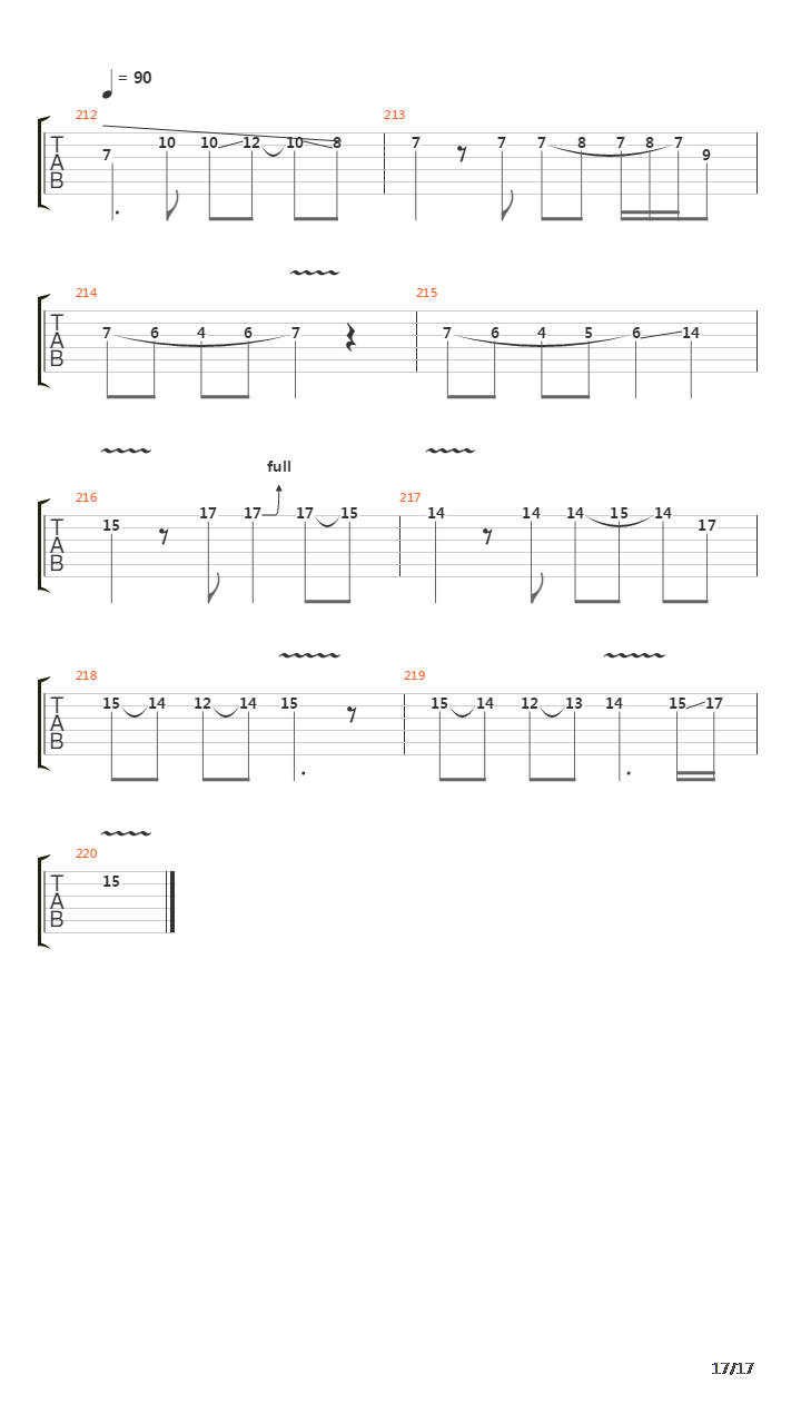 卡农 摇滚版（Canon Rock）吉他谱