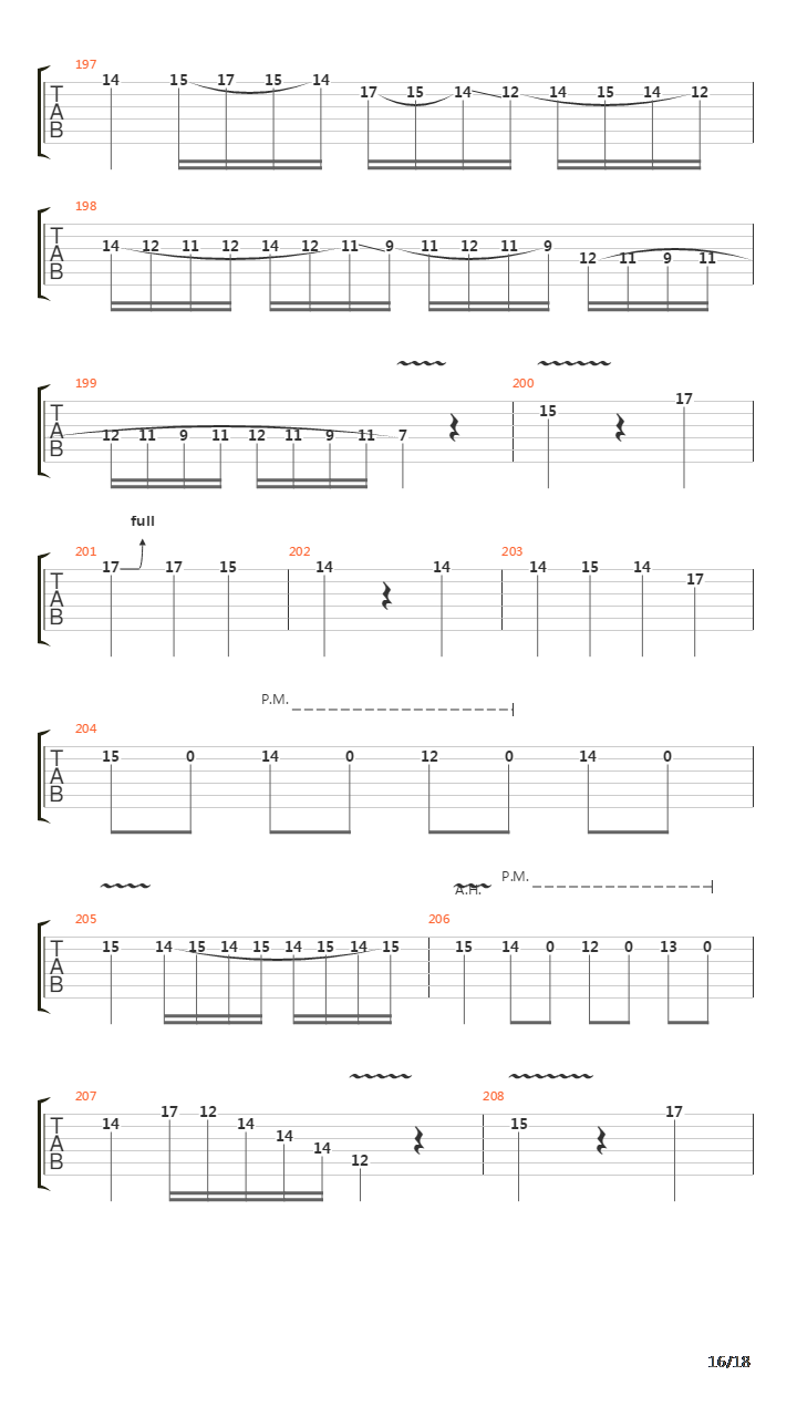 卡农 摇滚版（Canon Rock）吉他谱