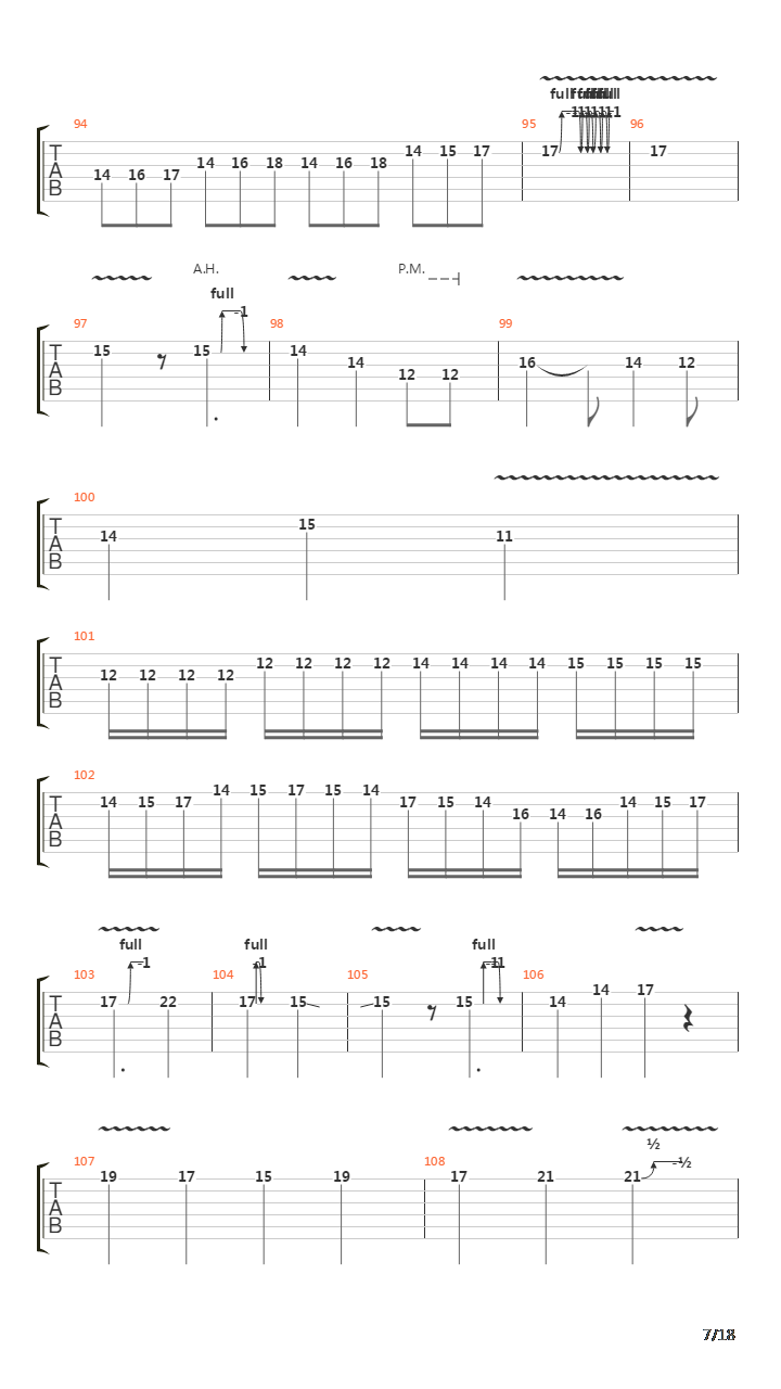 卡农 摇滚版（Canon Rock）吉他谱