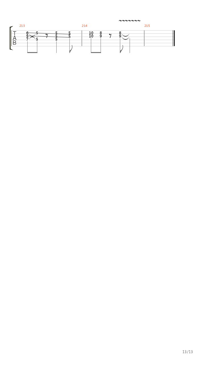 恐怖海峡吉他谱