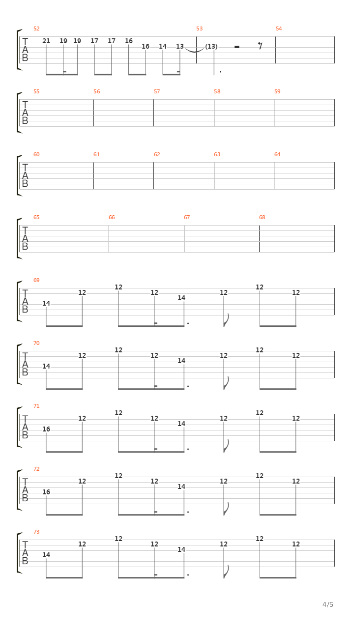 因为你吉他谱