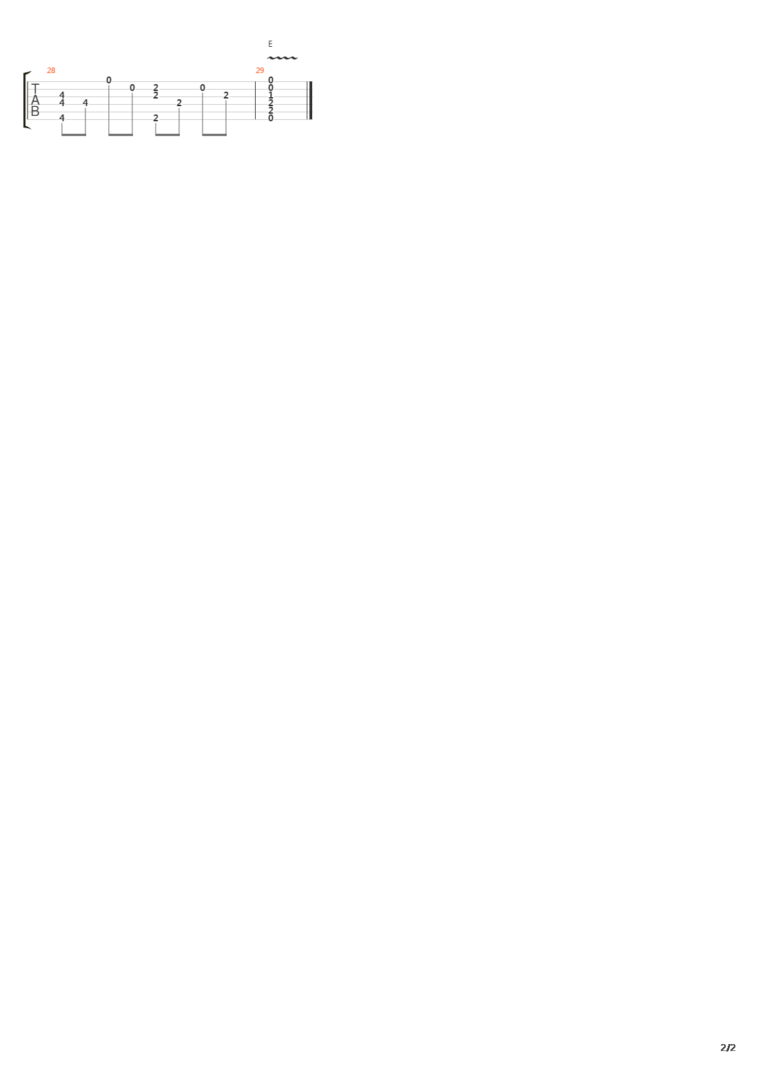 黑眼圈吉他谱