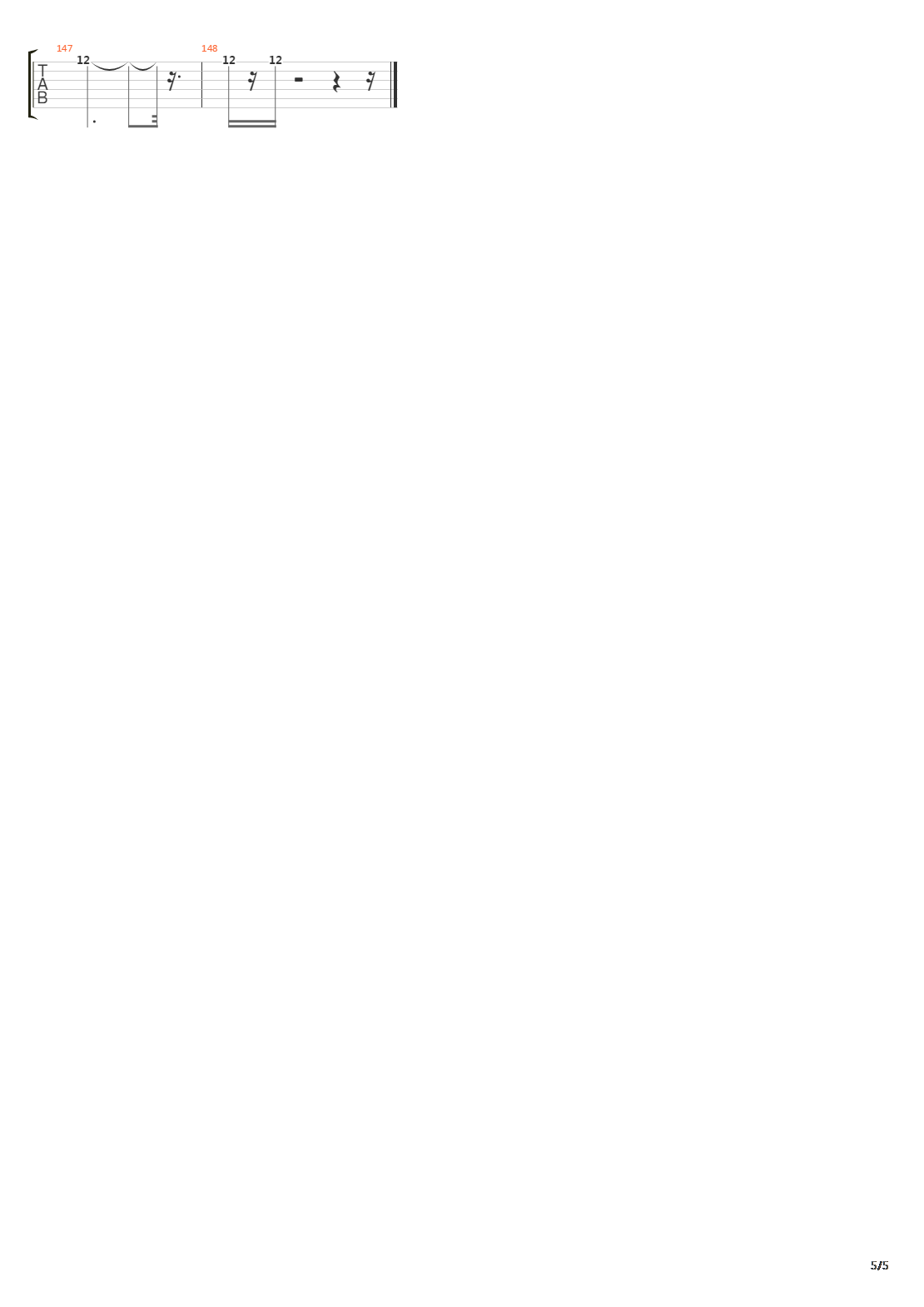 解决吉他谱