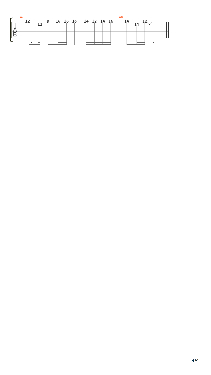 你就像个小孩吉他谱