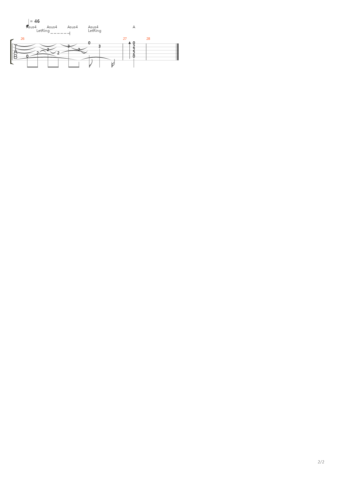 我在那一角落患过伤风吉他谱