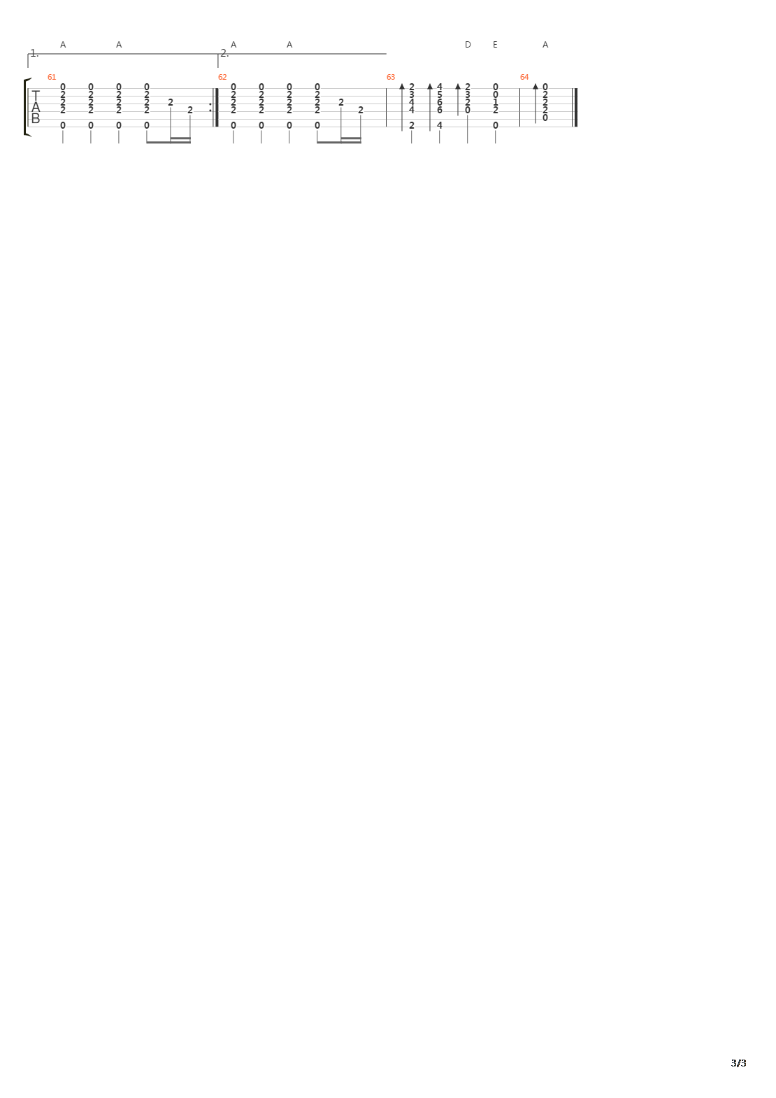 放心走吧吉他谱