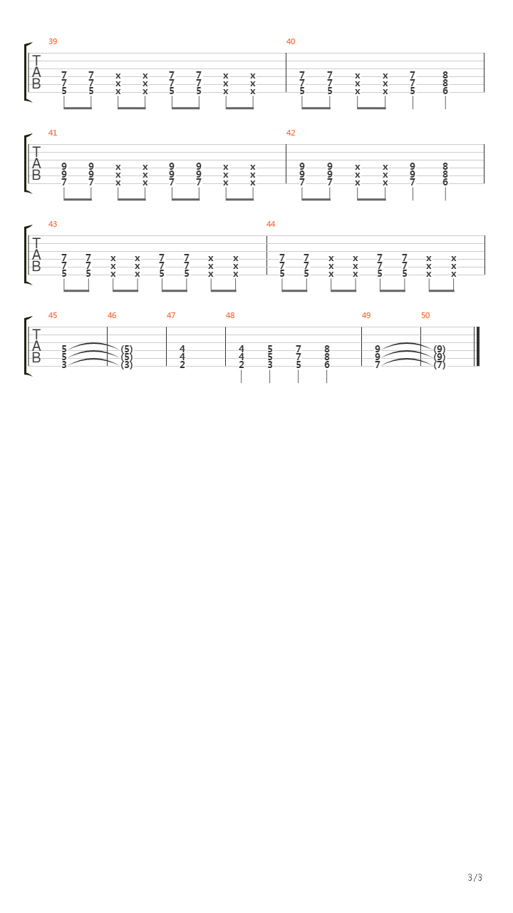 沙龙音乐会“开场曲”吉他谱