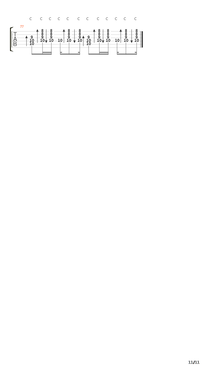 喜欢你吉他谱
