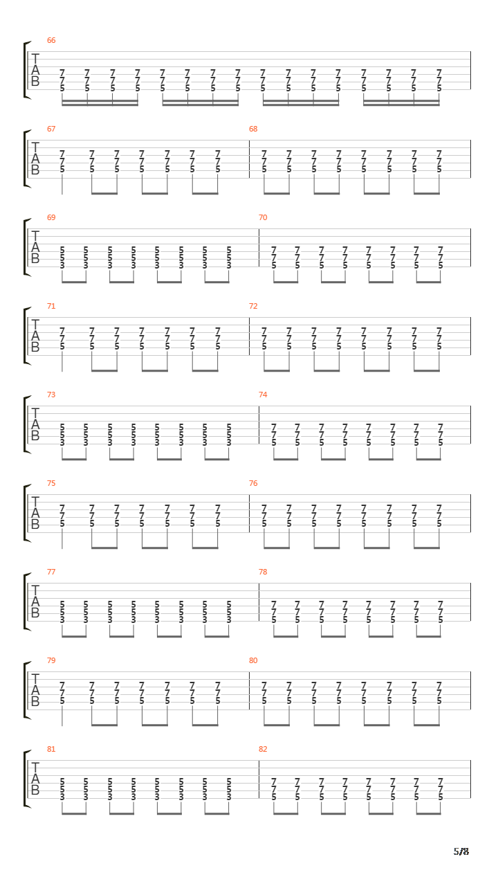 DISCO年代吉他谱