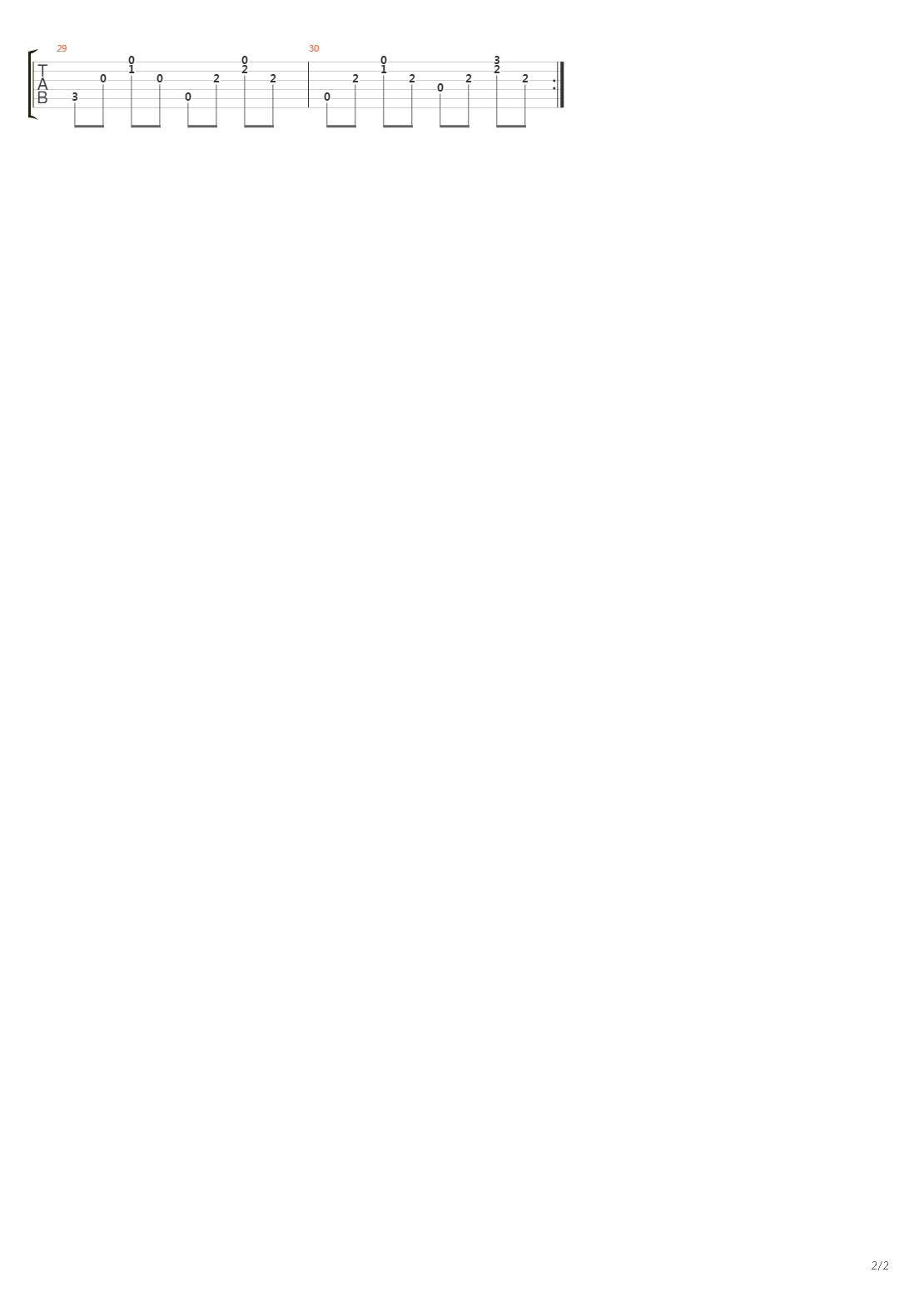 校服的裙摆吉他谱