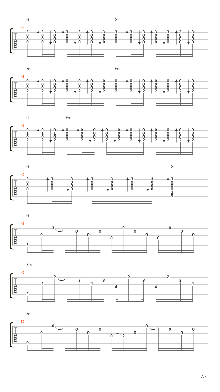 冬季校园吉他谱