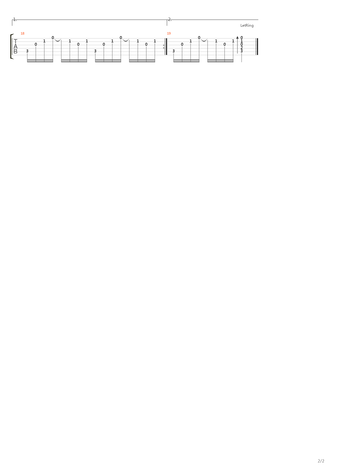 爱的代价吉他谱