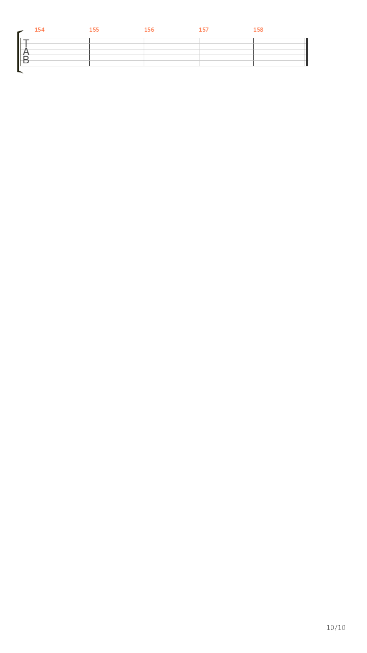 自由吉他谱