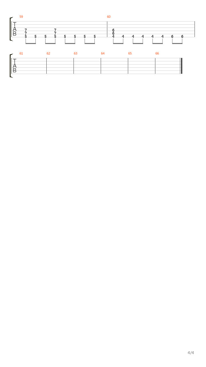 一霎那吉他谱