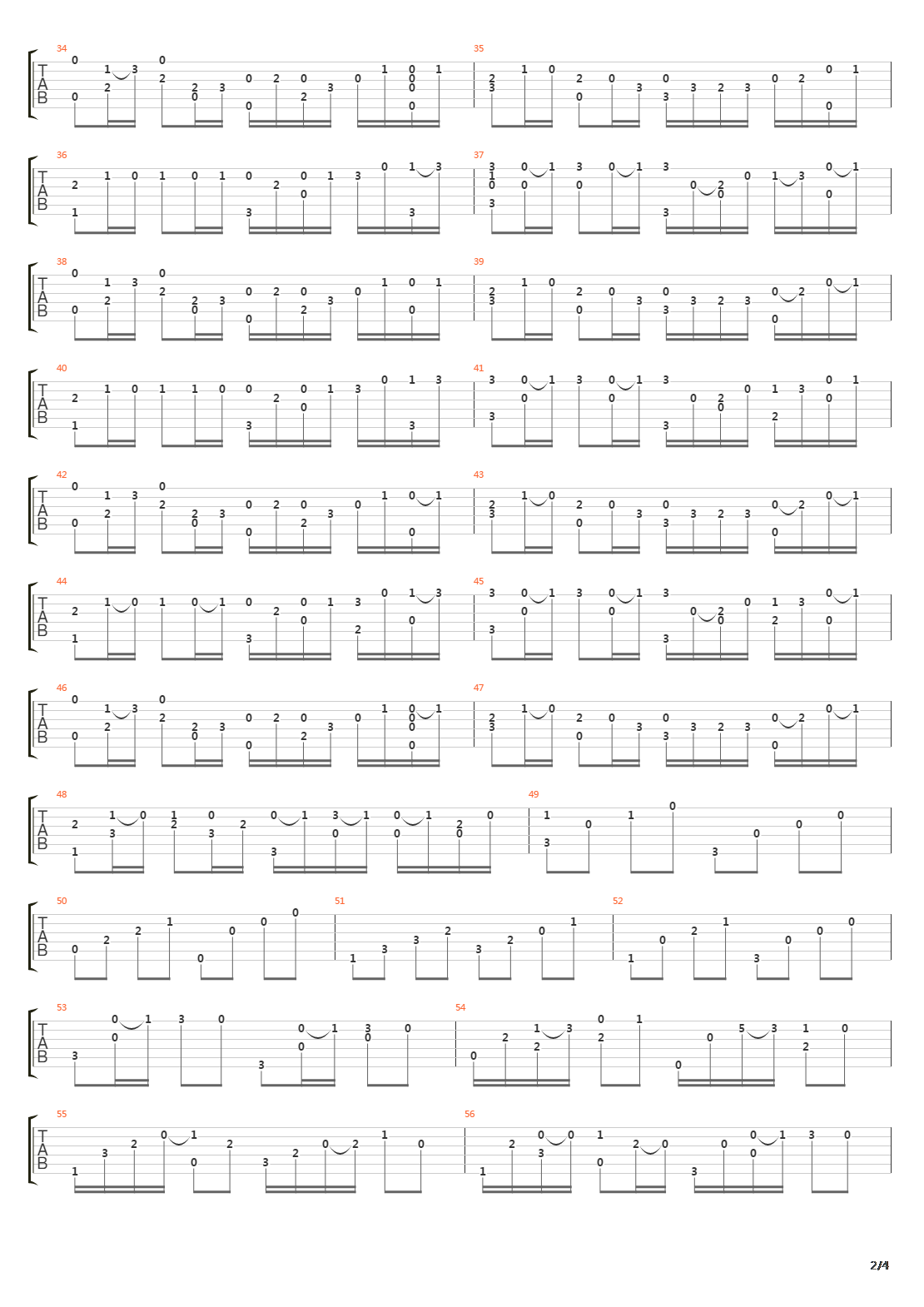 卡农(Canon)吉他谱