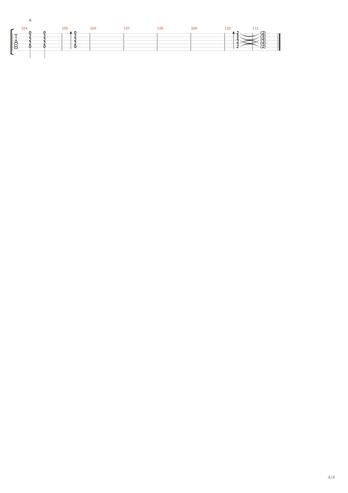 深蓝吉他谱