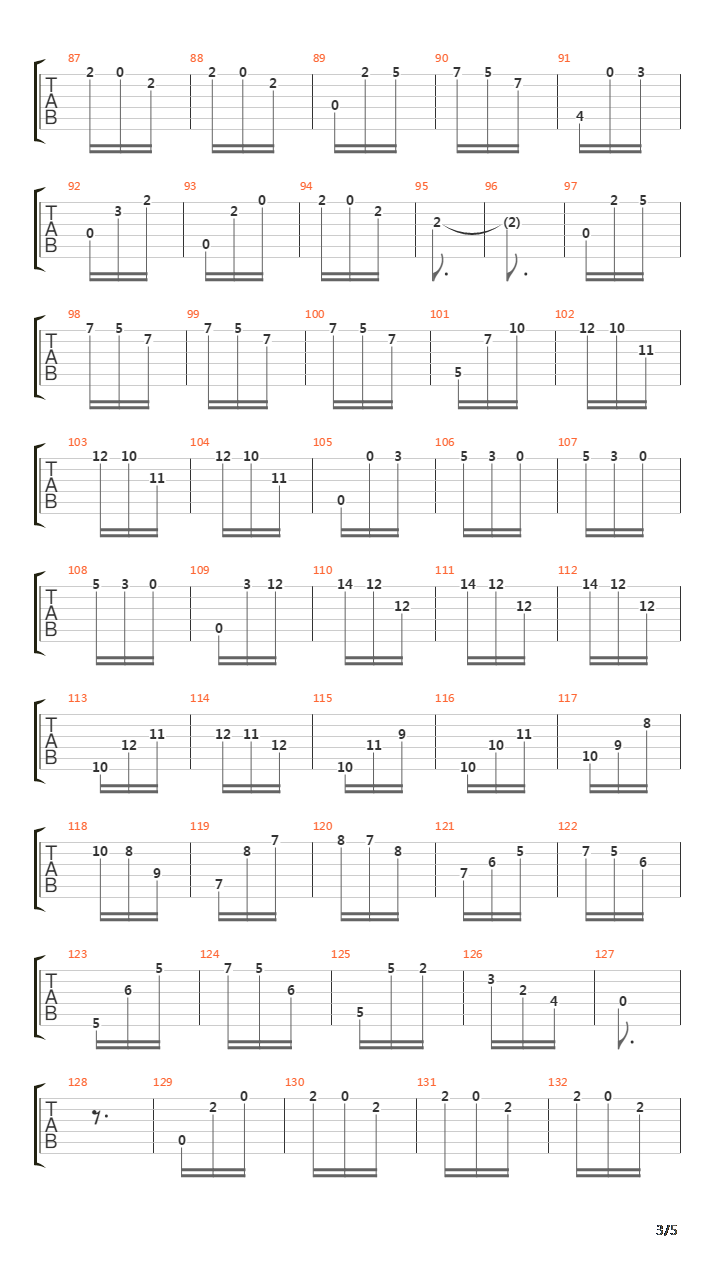 卡尔卡西练习曲 - 04吉他谱