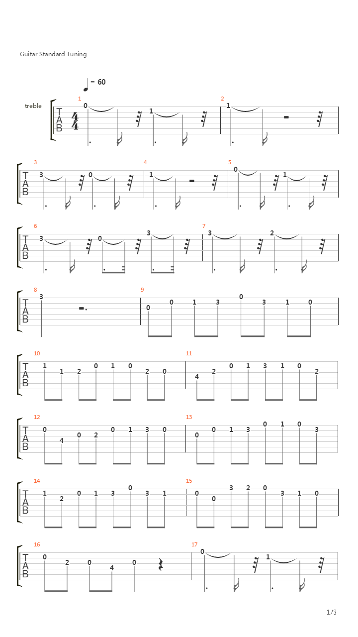 卡尔卡西练习曲 - 06吉他谱
