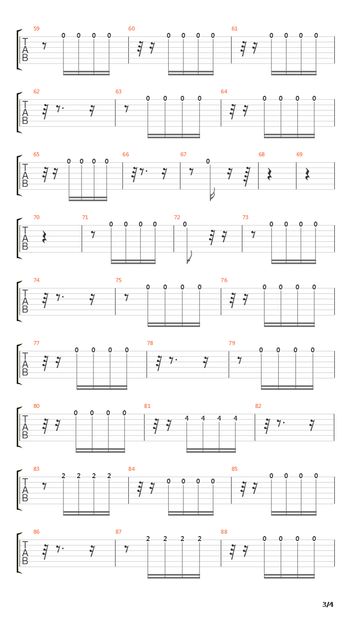 卡尔卡西练习曲 - 13吉他谱