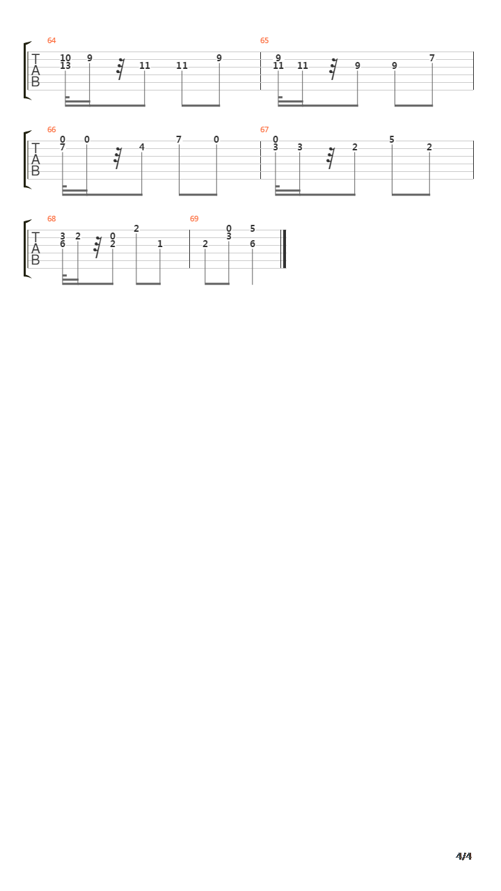 卡尔卡西练习曲 - 21吉他谱