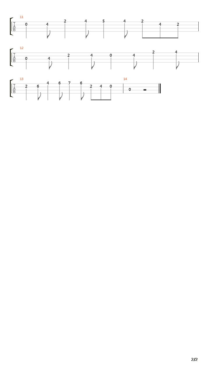 小林克己练习曲 - 1吉他谱