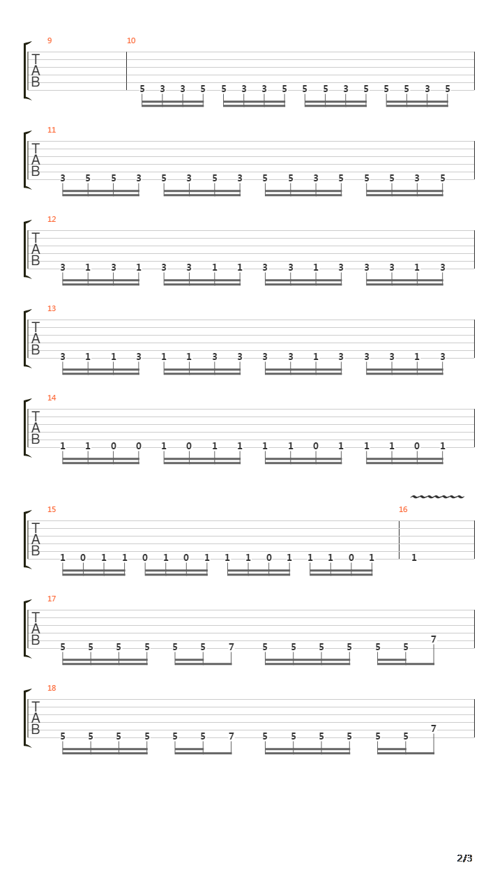 死亡金属练习曲1吉他谱