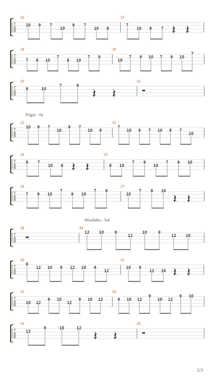 贝司练习( Exercises) -  Exercises吉他谱